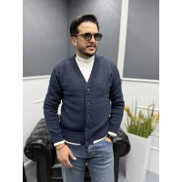 ModernFit Düğmeli Erkek Triko Hırka