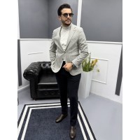UrbanLayer Slim Fit Şişme Yelek Detaylı Blazer Ceket
