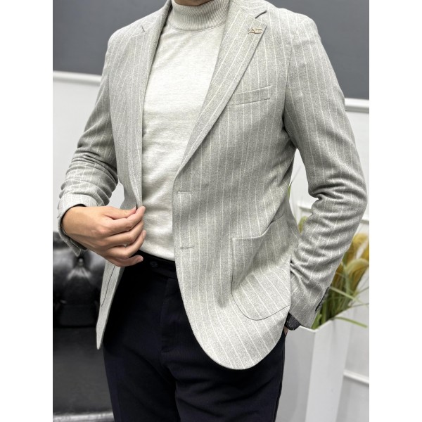 UrbanLayer Slim Fit Şişme Yelek Detaylı Blazer Ceket