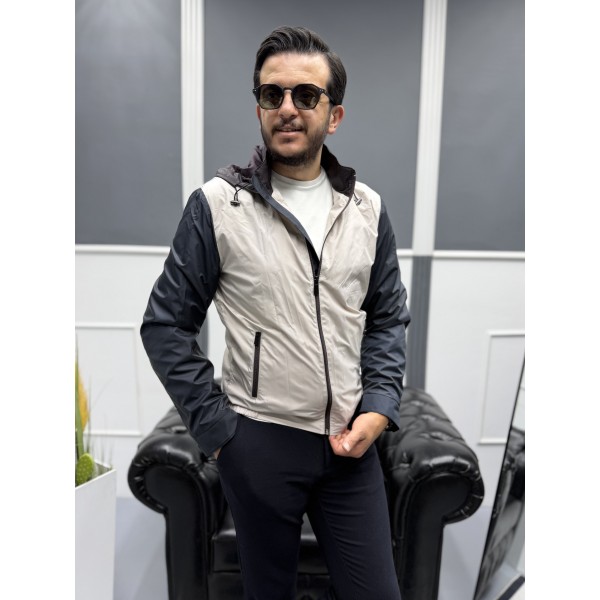 Çift Renk Erkek Mevsimlik Rüzgarlık Yağmurluk ...