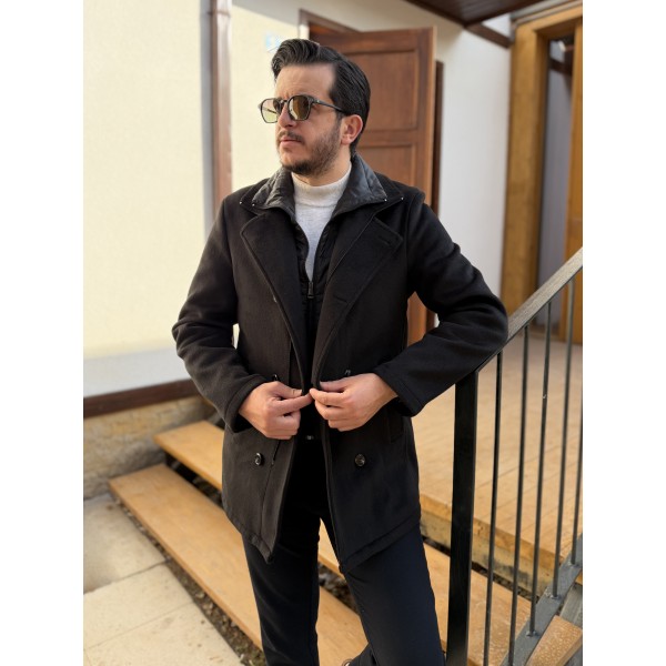 Aristo Premium Erkek Kaşe Kaban 