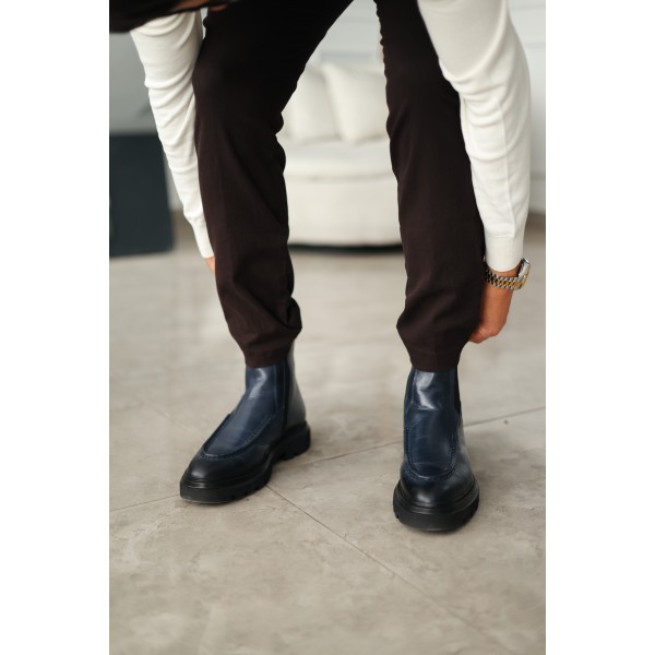 Stormline Yüksek Taban Hakiki Deri Uzun Bot