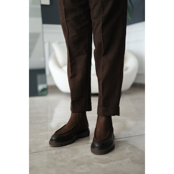 Stormline Yüksek Taban Hakiki Deri Uzun Bot