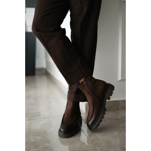 Stormline Yüksek Taban Hakiki Deri Uzun Bot