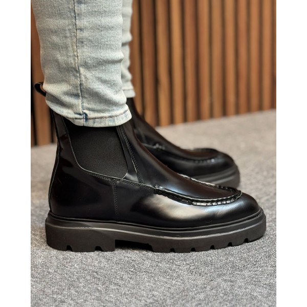 Stormline Yüksek Taban Hakiki Deri Uzun Bot