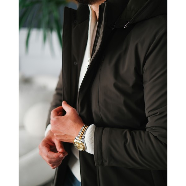 Erkek Nordic Pro Kapüşonlu Premium Parka