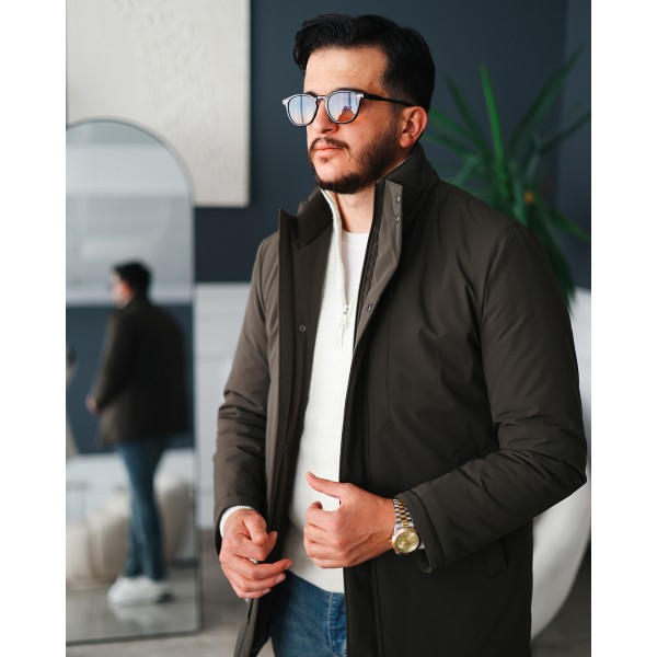 Erkek Nordic Pro Kapüşonlu Premium Parka