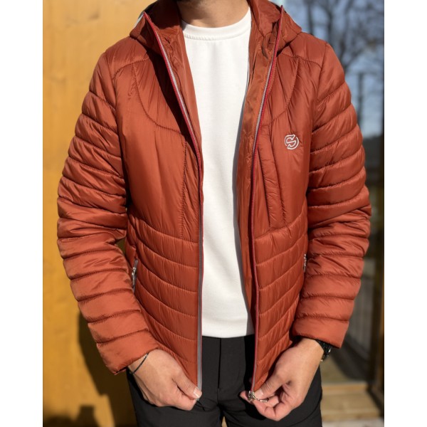 Terracotta Lightweight Slim Fit Şişme Kapitone Hafif Mont