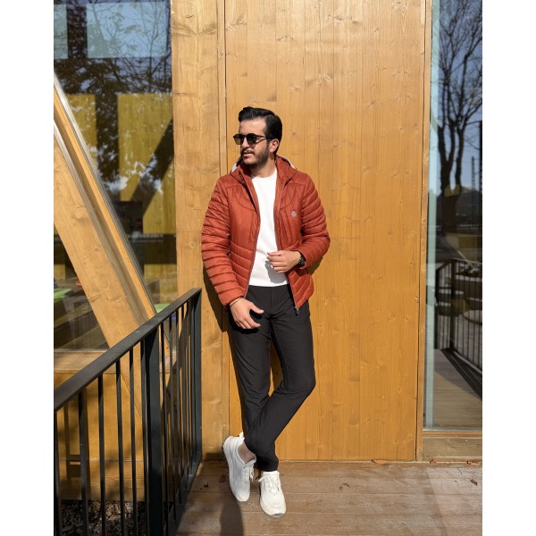 Terracotta Lightweight Slim Fit Şişme Kapitone Hafif Mont