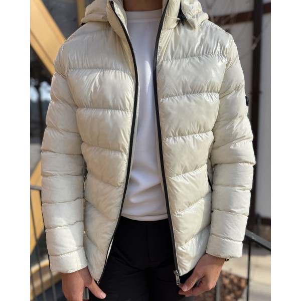 Arctic White Luxe Erkek Puf Mont