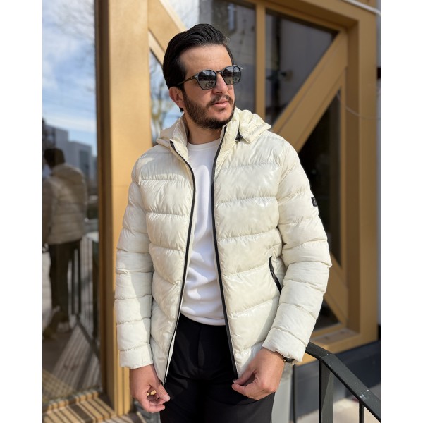 Arctic White Luxe Erkek Puf Mont