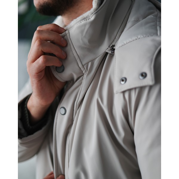 Erkek Premium Polar Yaka Dolgu Mont