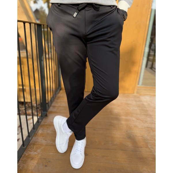 Montello Parlak-Esnek Kumaş Casual Pantolon