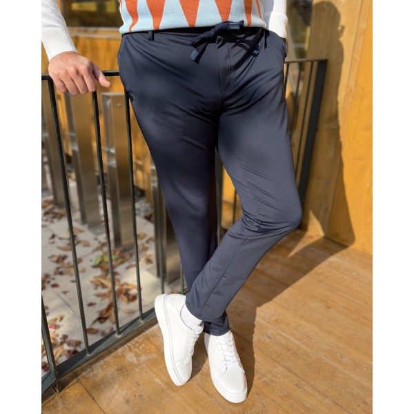 Montello Parlak-Esnek Kumaş Casual Pantolon