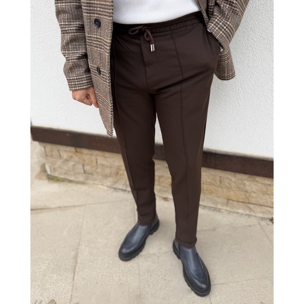 Diogonel Desenli Premium Slim Fit Erkek Pantolon