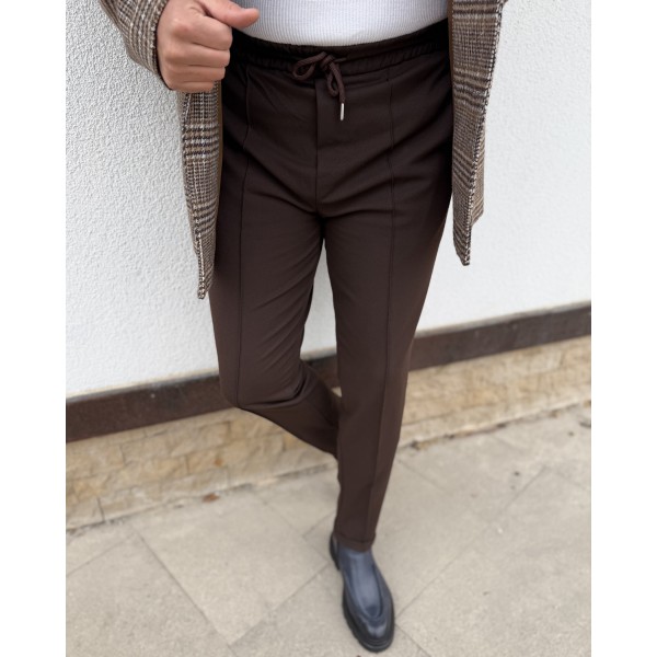 Diogonel Desenli Premium Slim Fit Erkek Pantolon