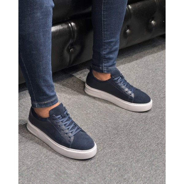 Kalın tabanlı Nubuk Deri Detaylı Erkek  Sneaker...