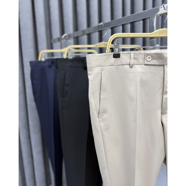 Erkek Elite Line Düz Klasik Kumaş Pantolon