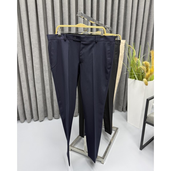 Erkek Elite Line Düz Klasik Kumaş Pantolon