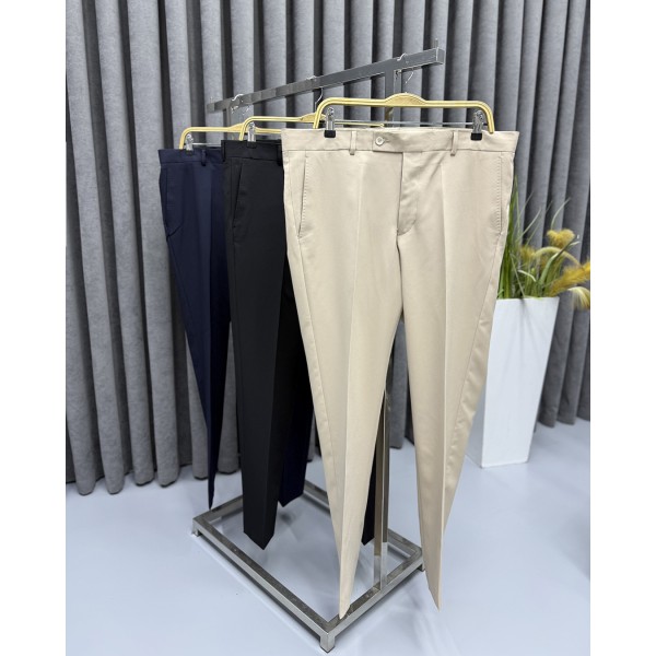 Erkek Elite Line Düz Klasik Kumaş Pantolon