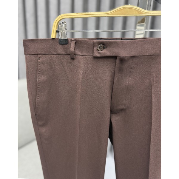 Erkek Elite Line Düz Klasik Kumaş Pantolon