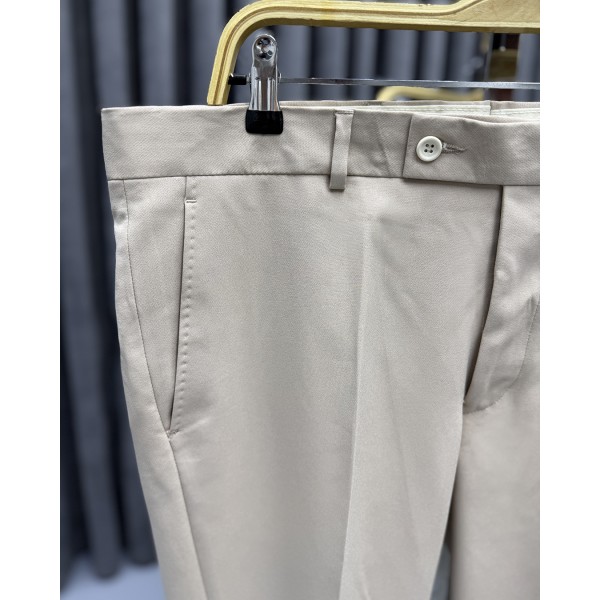 Erkek Elite Line Düz Klasik Kumaş Pantolon