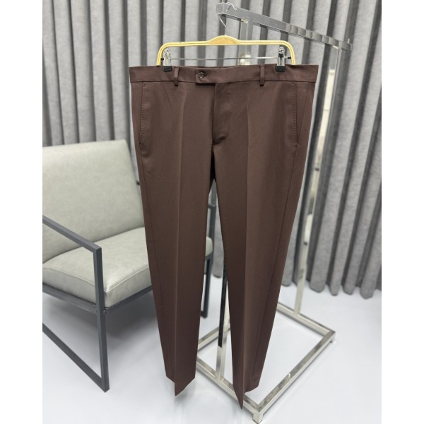 Erkek Elite Line Düz Klasik Kumaş Pantolon