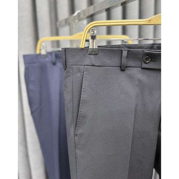 Erkek Elite Line Düz Klasik Kumaş Pantolon