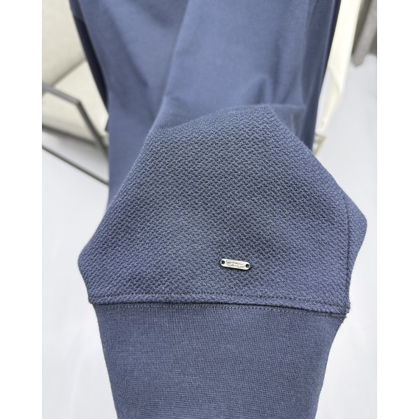 Erkek Premium Çelik Örgü Bisiklet Triko Basic Sweatshirt