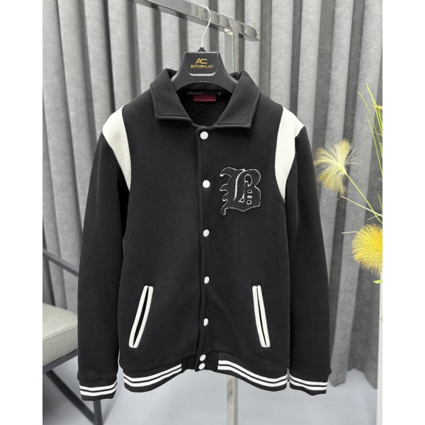 Erkek Modern Fit Bomber Kalıp Nakış Detaylı Ko...