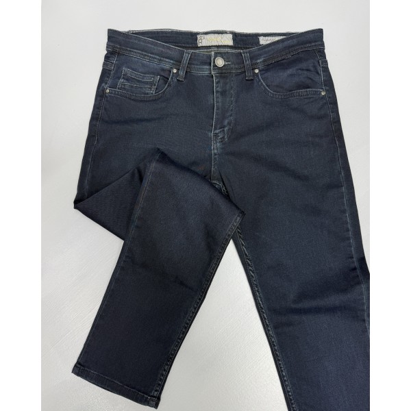 Koyu Lacivert Slim Fit Erkek Kot Pantolon