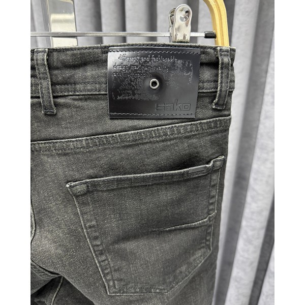 Erkek Günlük Slim Fit Koyu Yeşil Jean Kot Pantolon 
