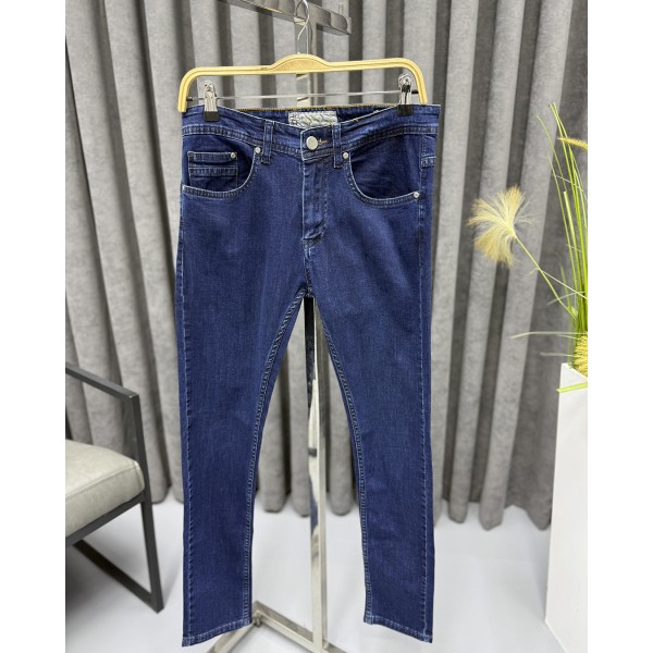 Erkek Günlük Slim Fit Lacivert Jean Kot Pantolon...