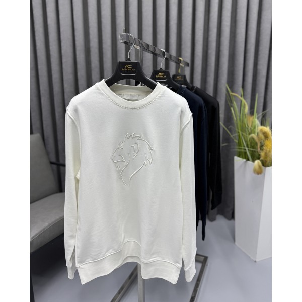 Aslan Nakışlı 3 İplik Premium Sweatshirt