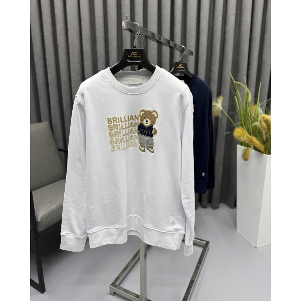 Brilliant Bear Nakışlı 3 İplik Premium Sweatsh...