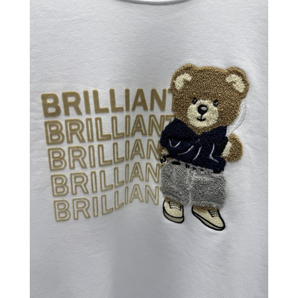 Brilliant Bear Nakışlı 3 İplik Premium Sweatshirt