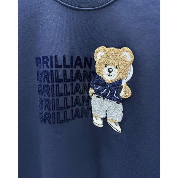 Brilliant Bear Nakışlı 3 İplik Premium Sweatshirt