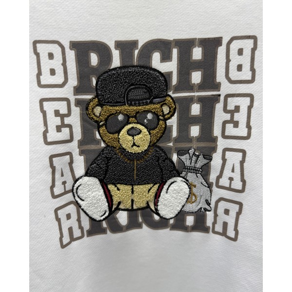 Rich Bear Nakış Detaylı 3 İplik Sweatshirt