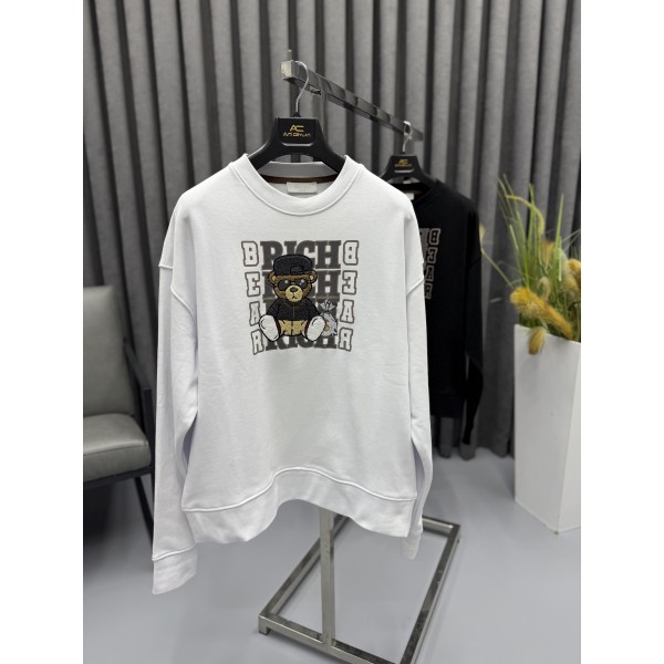 Rich Bear Nakış Detaylı 3 İplik Sweatshirt