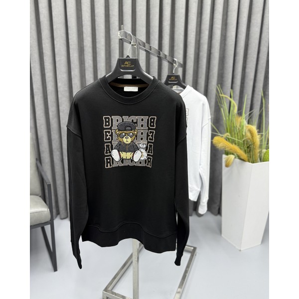 Rich Bear Nakış Detaylı 3 İplik Sweatshirt