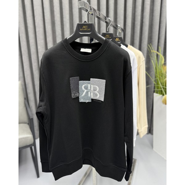 RB Classic Nakış Detaylı 3 İplik Sweatshirt