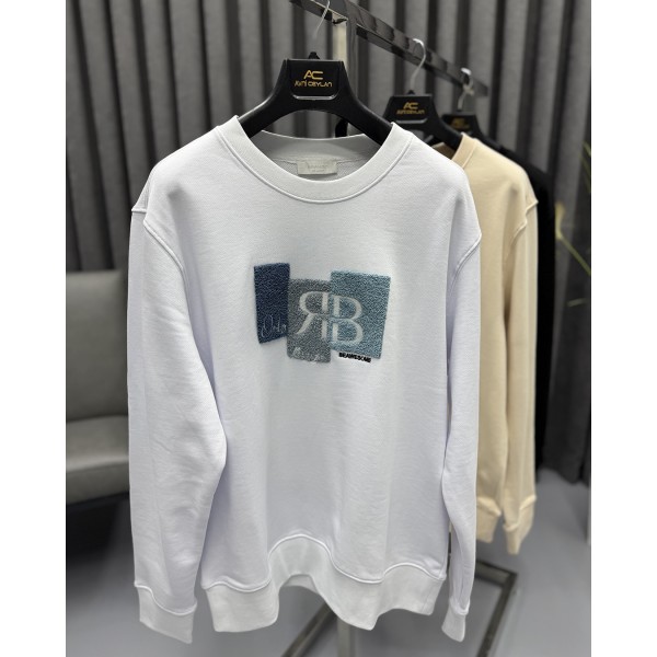 RB Classic Nakış Detaylı 3 İplik Sweatshirt