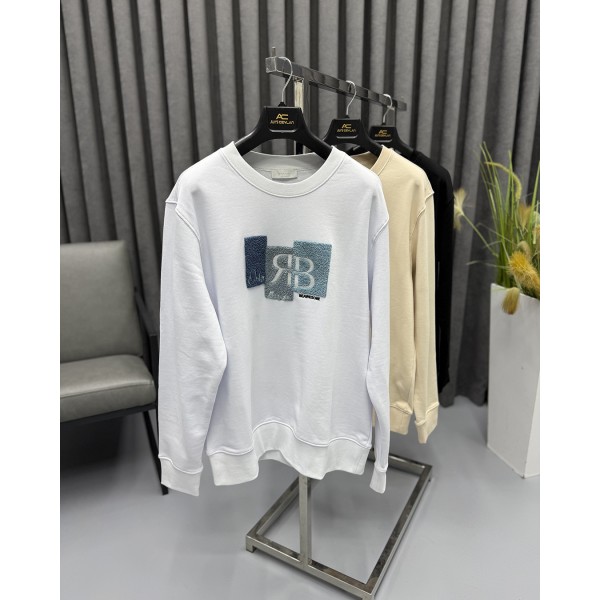 RB Classic Nakış Detaylı 3 İplik Sweatshirt