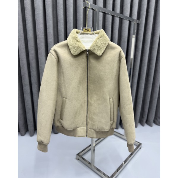 Erkek Limited Series Kürklü Yaka Süet Bomber Mo...