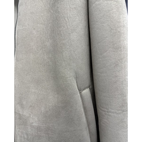 Erkek Limited Series Kürklü Yaka Süet Bomber Mont