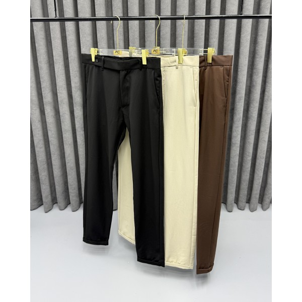 Erkek Elite Line Kumaş Dilli Modern Fit Pantolon