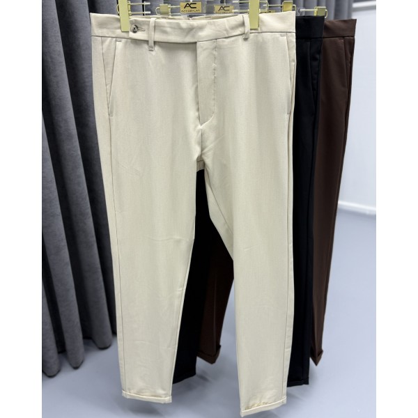 Erkek Elite Line Kumaş Dilli Modern Fit Pantolon
