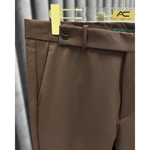 Erkek Elite Line Kumaş Dilli Modern Fit Pantolon
