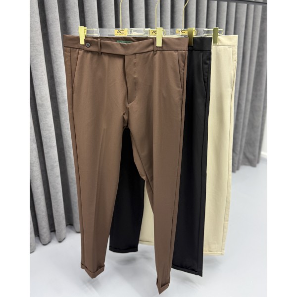Erkek Elite Line Kumaş Dilli Modern Fit Pantolon