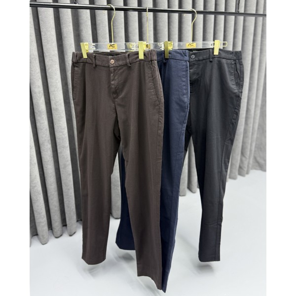 Erkek Premium Düz Klasik Modern Fit Kumaş Pantol...